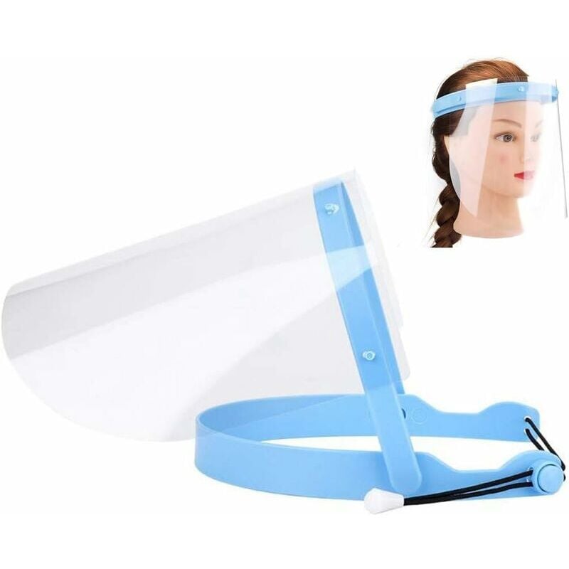 Professionnel Étanche Protecteur Facial Anti-Buée pour Dentiste De Protection Amovible 1 Cadre avec 10 Films Visière Anti-Buée Antipoussière Visière