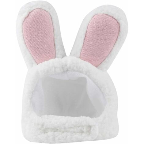 Chapeau en peluche avec oreilles de lapin mobiles pour fille, oreille  pincée à la main pour