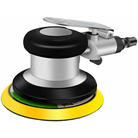 Professionnel Ponceuse excentrique à air comprimé, polisseuse pneumatique à double action haute performance mini avec, 9500tr/min, (1pcs, 125mm)