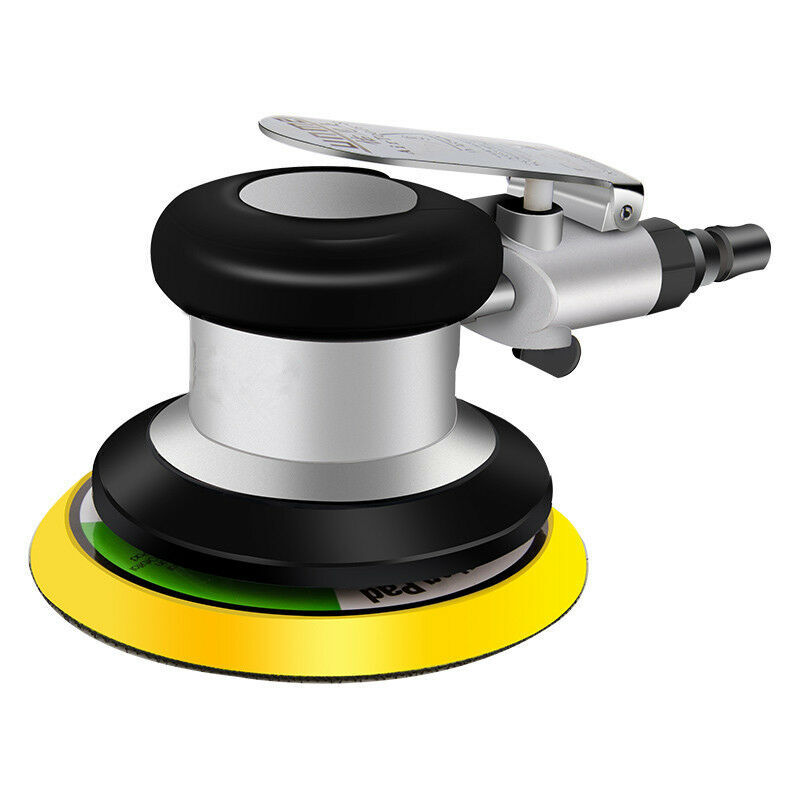 KZQ - Professionnel Ponceuse excentrique à air comprimé, polisseuse pneumatique à double action haute performance mini avec, 9500tr/min, (1pcs, 125mm)