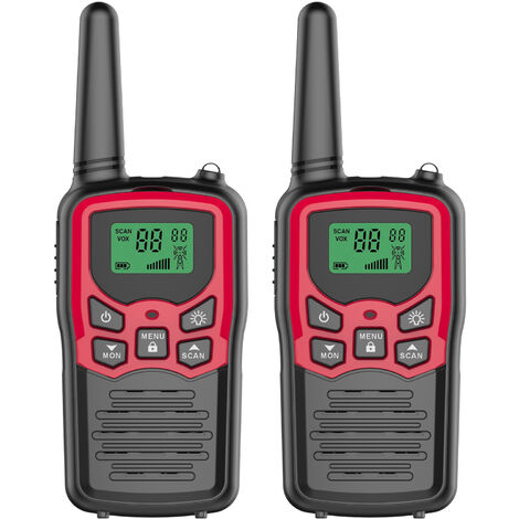 Professionnel Talkie Walkie Rechargeable pour Adultes Adolescents Jeux Exterieur, Cadeau pour Terrain Vélo Randonnée Camping et Excursion