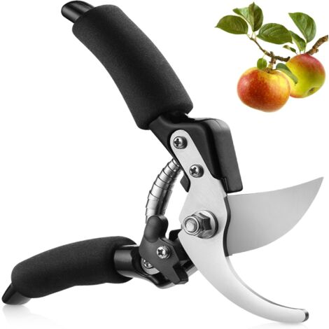 Professionnel titane tonceaux de jardin, tonceaux de jardin, tonceaux de jardin, tonceaux de jardin, tonceaux de jardin cadeau pour branches, Hecks et fleurs (noir)