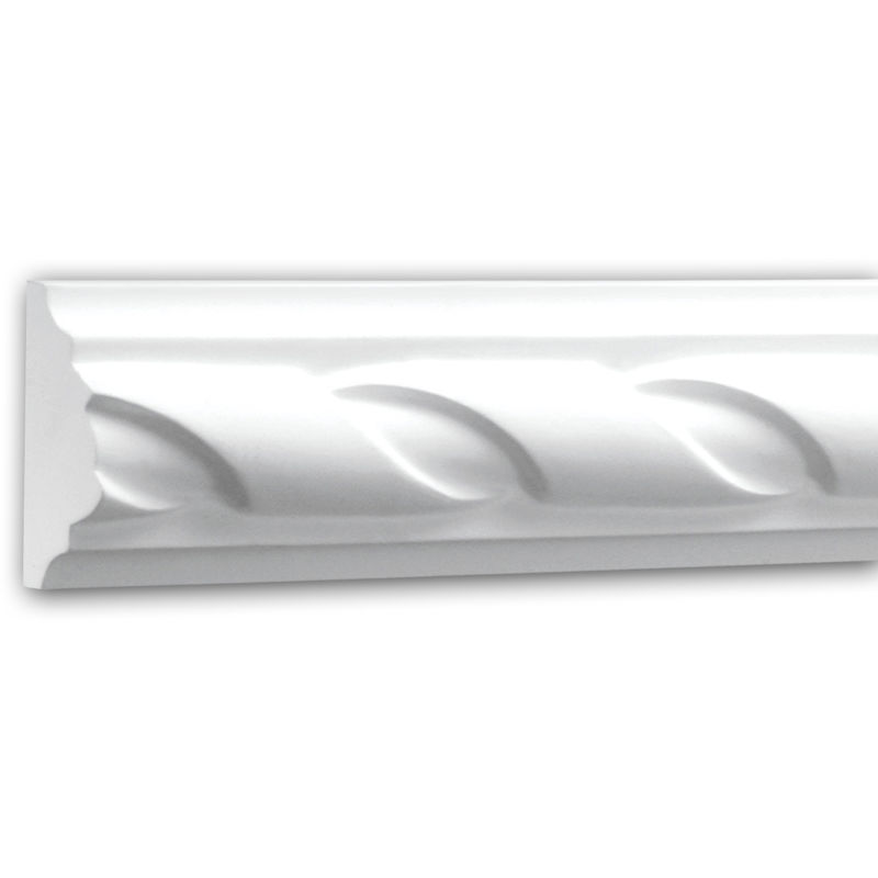 Panel Moulding 151312 Profhome Dado Rail Decorative Moulding Frieze Moulding Neo-Empire style white 2 m