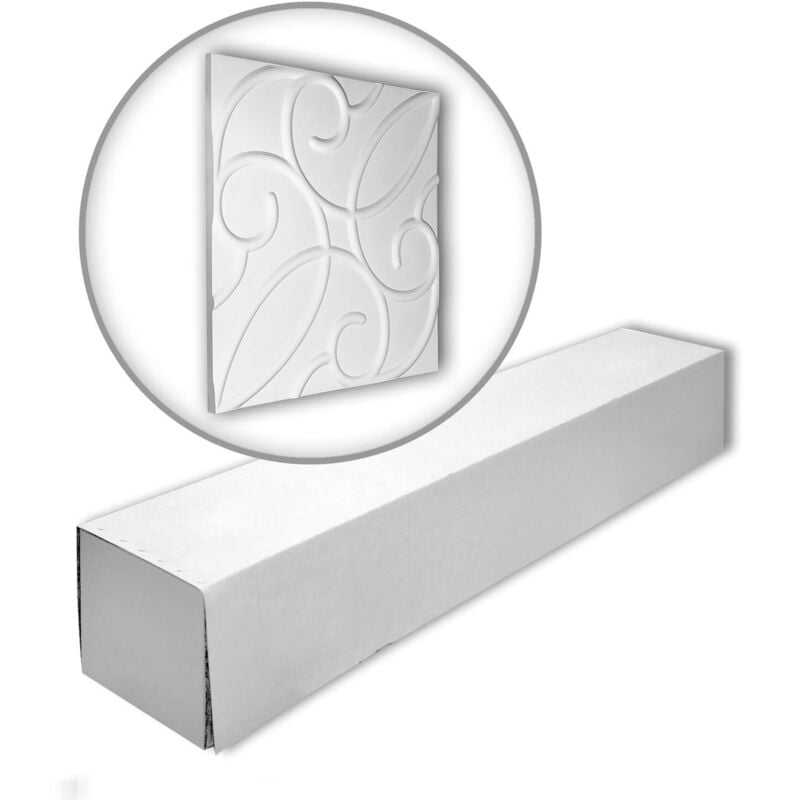 Profhome 159005-box 1 carton 6 pièces 3d panneau mural Lambris mural design moderne 2,16 m2