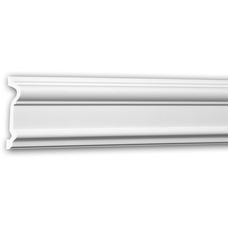 Profhome Decor - Panel Moulding 651307 Profhome Dado Rail Decorative Moulding Frieze Moulding Neo-Classicism style white 2 m