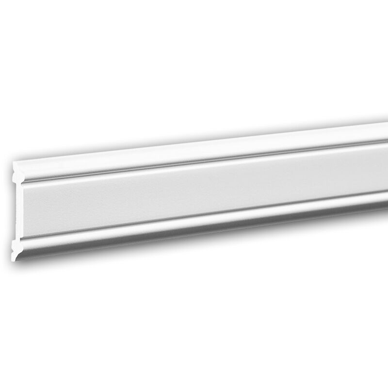 Profhome Decor - Panel Moulding 651384 Profhome Dado Rail Decorative Moulding Frieze Moulding Neo-Classicism style white 2 m - white