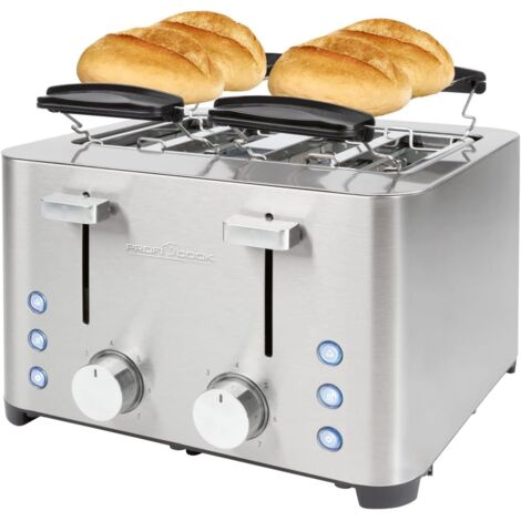 Profi-cook PC-TA 1252 Tostapane 4 fette in acciaio inox