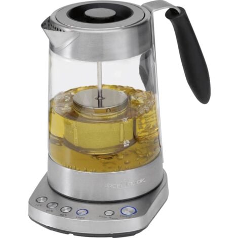 Profi Cook PC-WKS 1020 G Machine à café/thé acier inoxydable, transparent