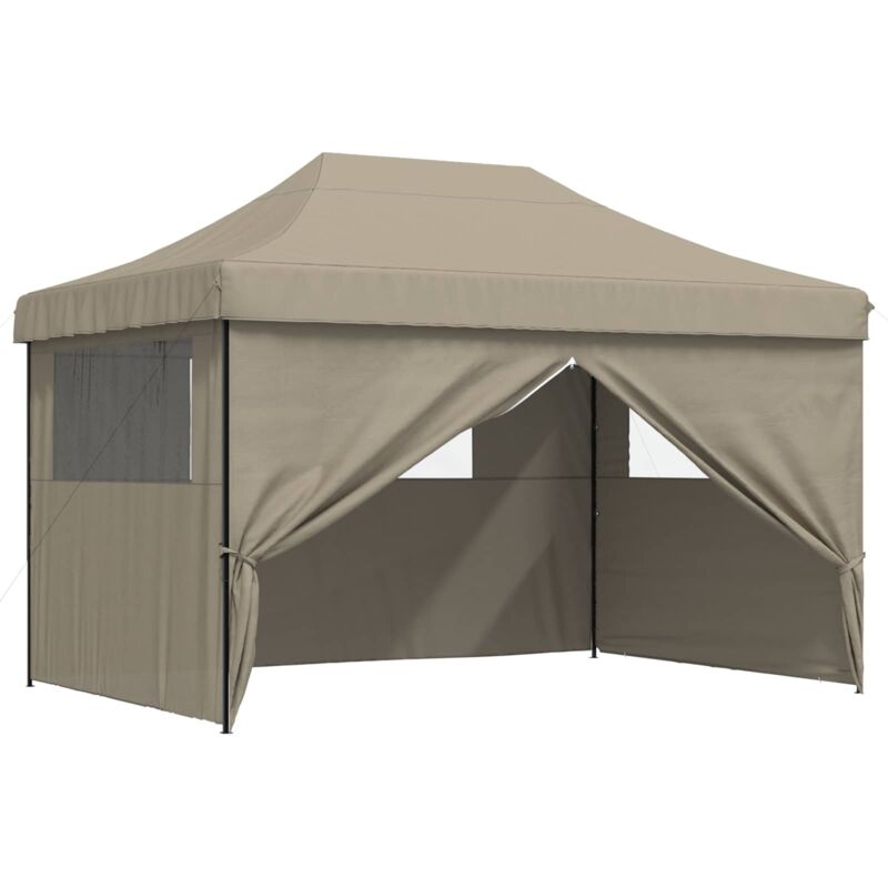 Party-zelt Taupe 279 X 410 X 315 Cm Oxford-stoff Vidaxl