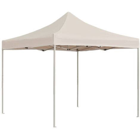 Profi-Partyzelt Faltbar Aluminium 2x2 m Creme vidaXL