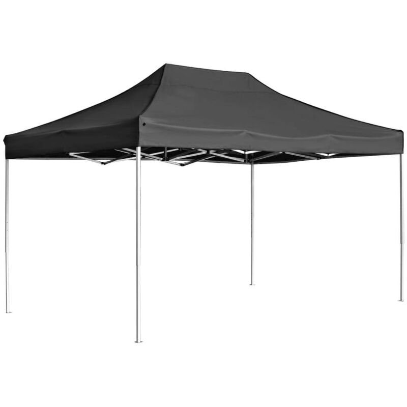 Profi-partyzelt Faltbar Aluminium 4, 5x3 M Anthrazit - Vidaxl