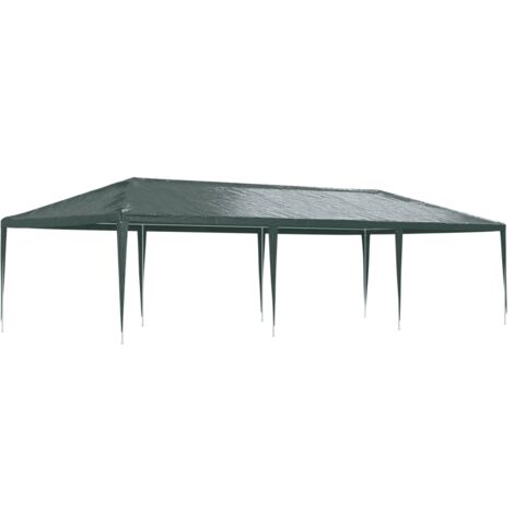 Profi-Partyzelt  Gartenzelt  Festzelt  Bierzelt 4×9 m Grün 90 g/m² XDGN791999 BonneVie