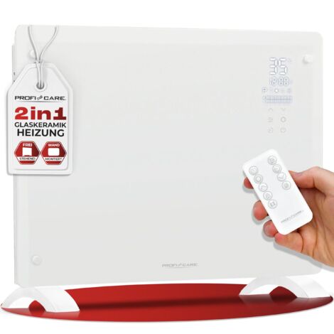 ProfiCare PC-GKH 3118 Riscaldatore di Ambienti Elettrico al Quarzo Interno Bianco 1500W