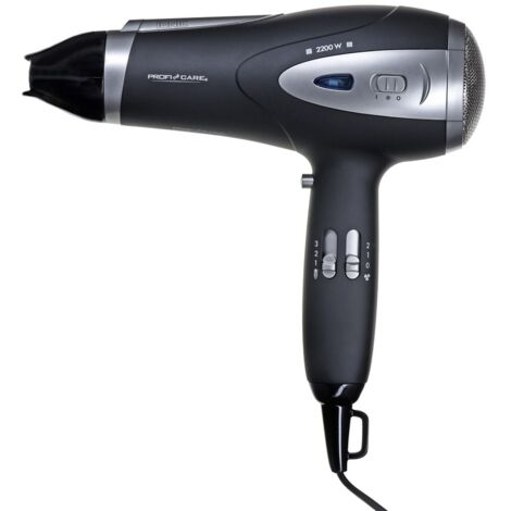PROFICARE Sèche-cheveux PC-HTD 3113, fonction ionique, 2200W, noir