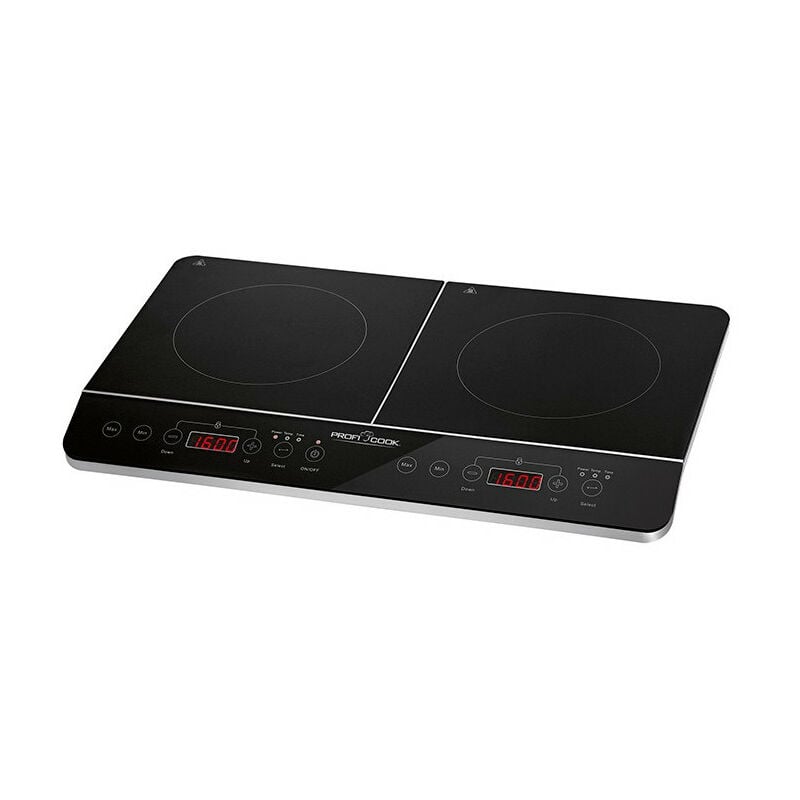 Proficook - Double plaques à induction pc-dki 1067 Noir