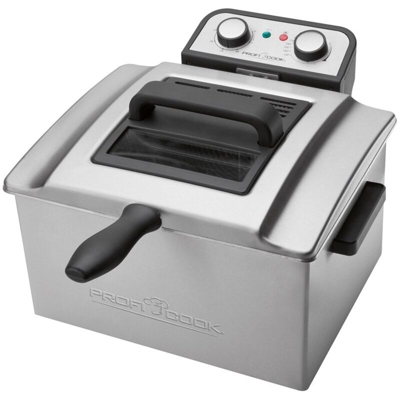 Proficook - Double Friteuse 5L 3000W professionnelle pc-fr 1038