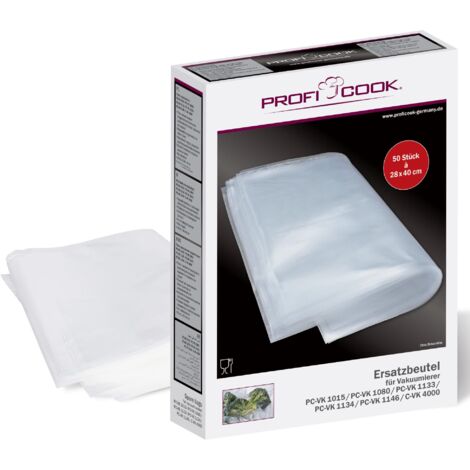 ProfiCook PC-VK 1015 Sacco sottovuoto trasparente 28x40 cm