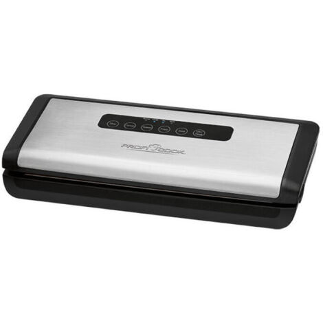ProfiCook PC-VK 1146 sellador al vacío 800 mbar Negro, Acero inoxidable