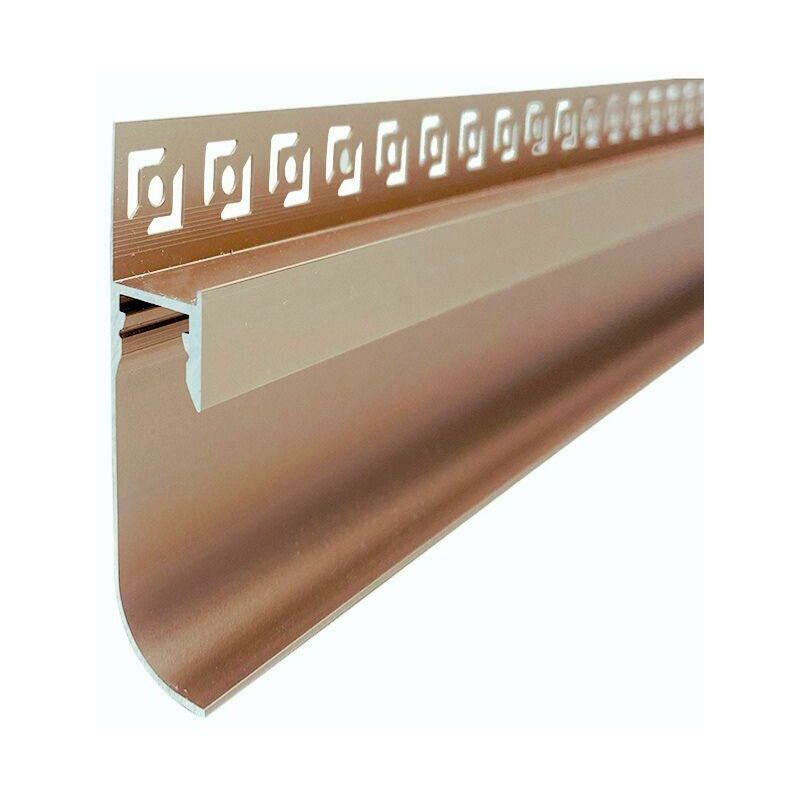 Silamp - Profilé Aluminium Champagne 2m pour Ruban led