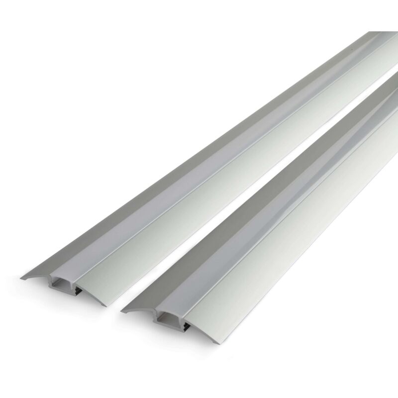 Ledson - Profilé aluminium de sol alu-flat - Longueur 2m