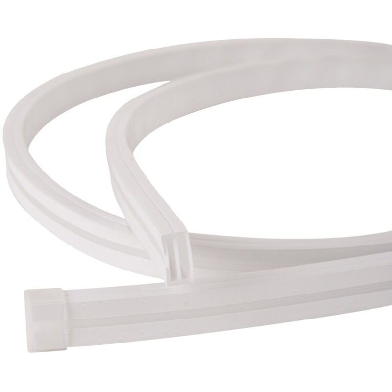 Profil PC Flexible Pour Bande LED Diffuseur laiteux x 2M Profil PC Flexible Pour Bande LED Diffuseur laiteux x 2M
