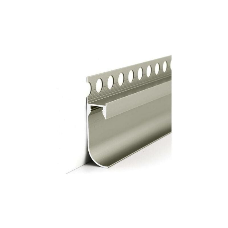 Silumen - Profilé Aluminium Gris 2m pour Ruban led