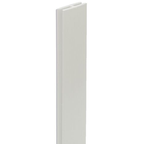 PROFIL ALUMINIUM H BCO - 97,5 CM