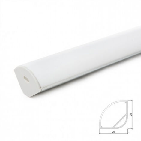 Profil pour ruban LED - ø20cm - Surface/Suspension - 2m