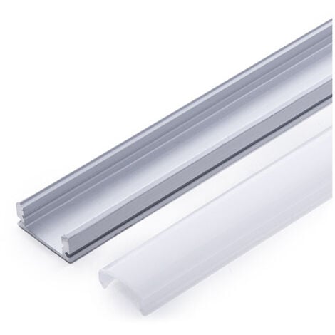 GREENICE Profil Aluminium Pour Bande LED - Diffuseur laiteux SU-A1707 x 2M