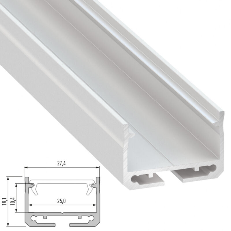 Greenice - Profil Aluminium Type sileda 2,02M