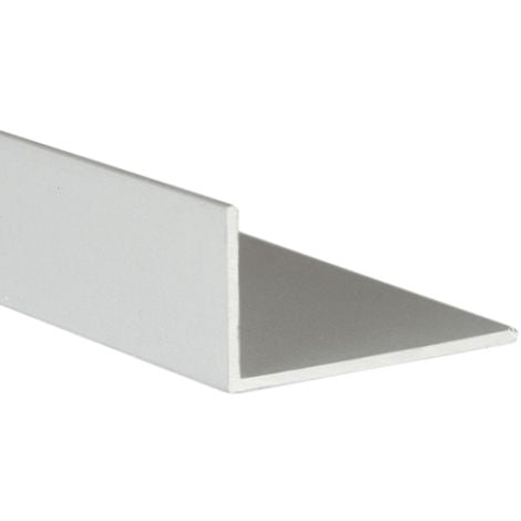 Profil angulaire | Fabriqué en aluminium | Finition blanche | Pour les projets de construction, les réformes et le bricolage | Mesures 30*15*1000mm | Longueur du profil 1 mètre | épaisseur 2 mm |