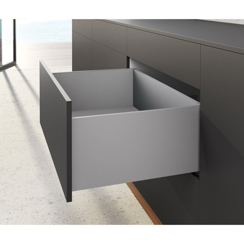 Kit tiroir avantech you hauteur 251 mm - Attaches façade : Sans - Décor : Anthracite - Longueur : 350 mm Hettich
