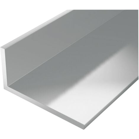 Profil d'angle en aluminium 1000/15x10mm argent - Argent
