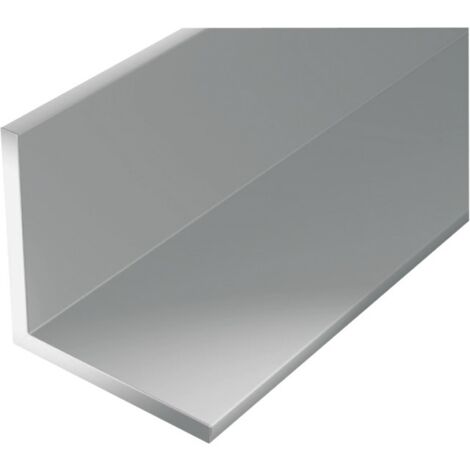Profil d'angle en aluminium 2000/10x10mm argent - Argent
