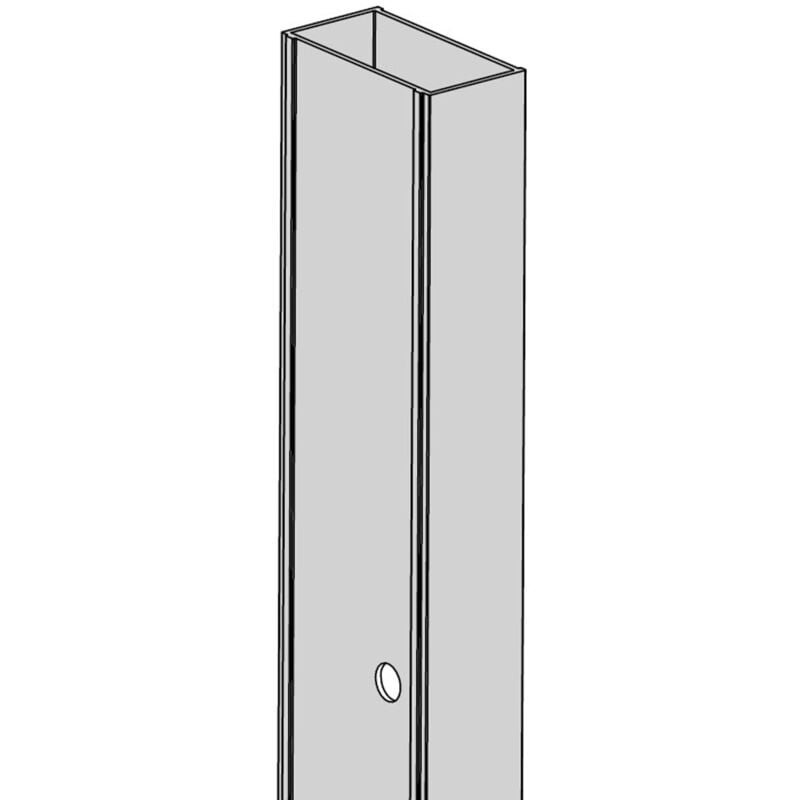 Idralite - Profil de compensation +2cm côté mur remplacement porte paroi de douche mod. Prime Black