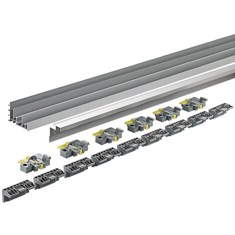 Profil de course 2300mm argenté HETTICH