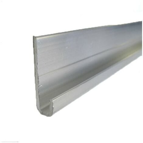 Profil de départ alu pour bardage - Coloris - Aluminium brut, Epaisseur - 8 mm, Largeur - 3 cm, Longueur - 270 cm - Aluminium brut