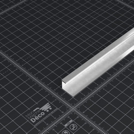 Profil de Finition 10 mm Panneau Douche PVC - L. 2,40 m - Chrome