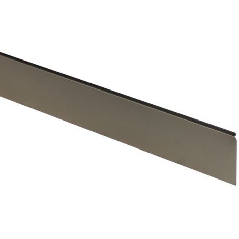 Profil de finition aluminium gris pour plan de travail - nordlinger pro