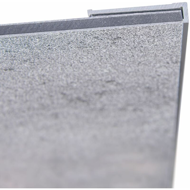 Profilé de finition pour panneau mural de douche, DécoDesign Schulte Alu-argenté, 255 cm minimaliste