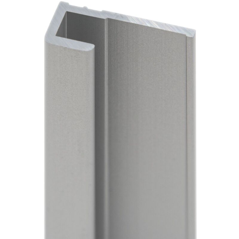 Profilé de finition pour panneau mural de douche, DécoDesign Schulte Alu-argenté, 210 cm