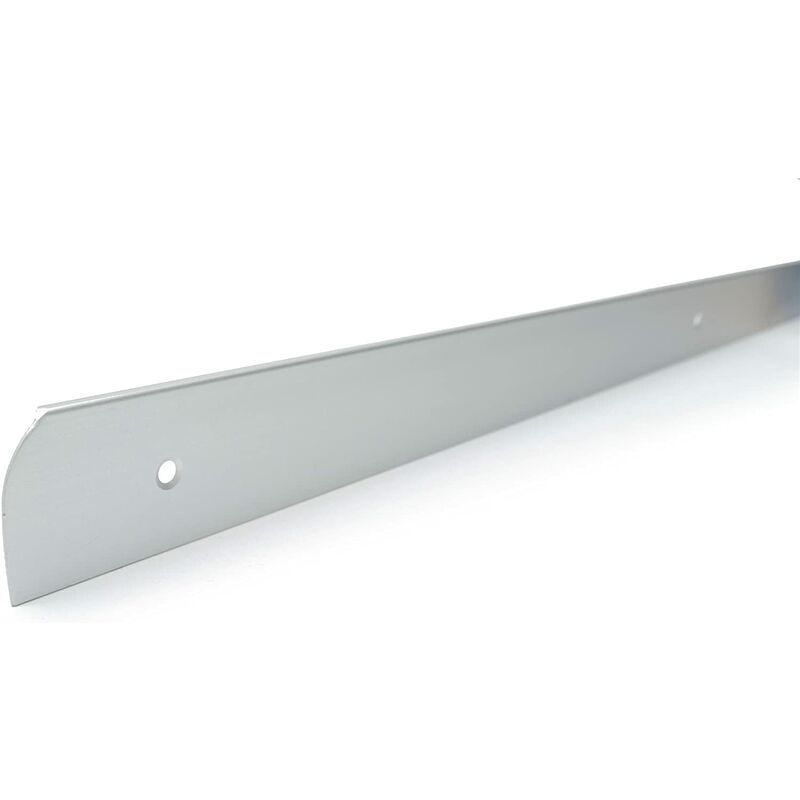 Nordlinger - Profilé aluminium bordure bord droite 2/4R 38mm R0/2mm x 670mm 680151 - Noir
