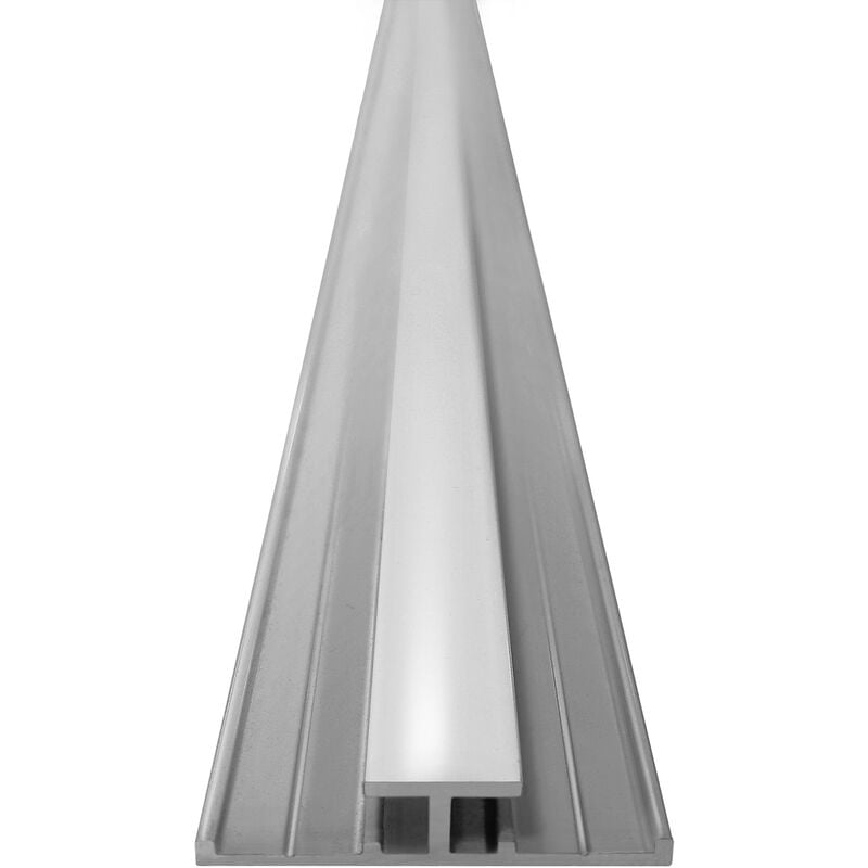 Profilé de liaison 255 cm pour panneau vipanel 3 mm - Aluminium mat
