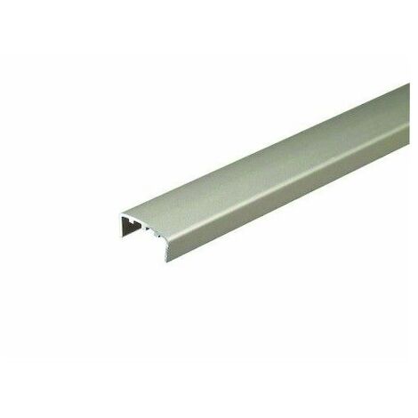 Profil de placard coulissant U19/25 - 2550 mm - argent - SEED GAMMISTE