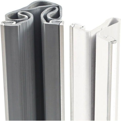 Profil de protection Longueur extérieure 2000 mm pour usage extérieur Profilé en caoutchouc couleur store enrouleur protecteur gris ELLEN