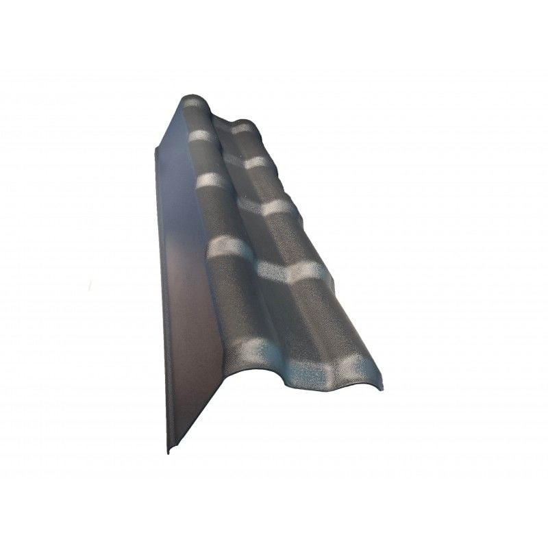 Profil de rive gauche pour toiture pvc mini 94 x 37,5 cm - Coloris - Gris anthracite, Largeur - 37,5 cm, Longueur - 94 cm - Gris anthracite