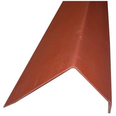 Profil de rive toiture tuile PVC L 188 cm - Coloris - Terre cuite, Largeur - 38 cm, Longueur - 188 cm