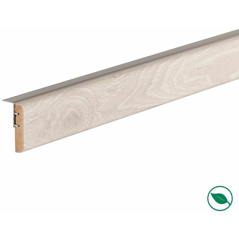 Profilé de transition rénovation d'escalier stratifié colorado 1300 x 56 x 12 mm - pefc 70%