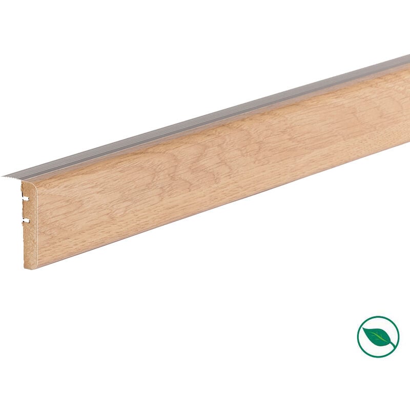 Profilé de transition rénovation d'escalier stratifié texas 1300 x 56 x 12 mm - pefc 70%