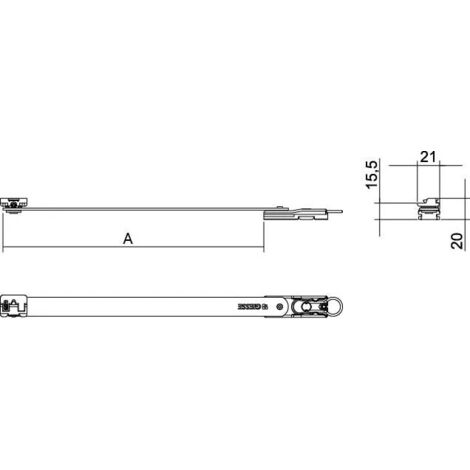 PROFIL D'ETANCHEITE MONTANT CENTRAL K-15799-24-0-1